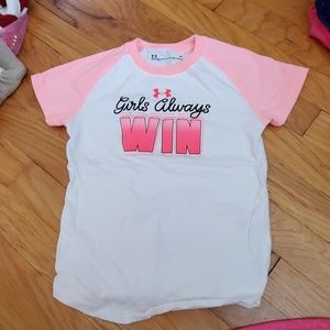 Girls Under Armour Heat Gear Tee